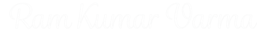 Signature of Ram Kumar Varma