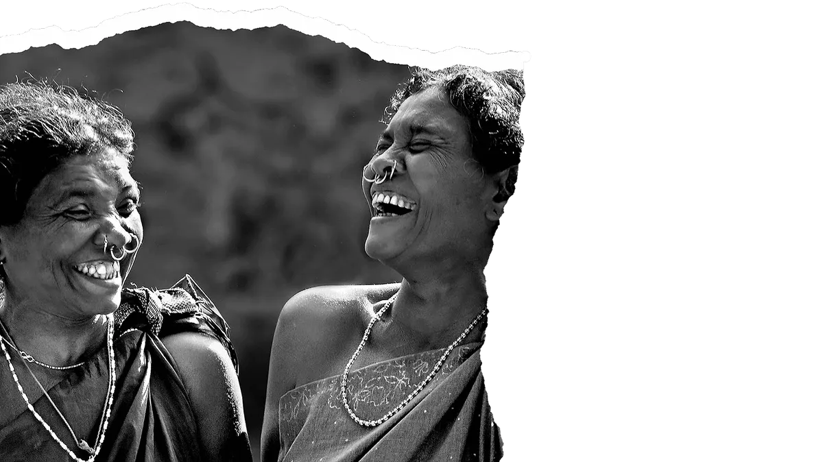 Tribal women working in the coffee plantation
